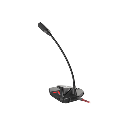 Genesis Radium 100 – USB 2.0 mängurimikrofon, must/punane