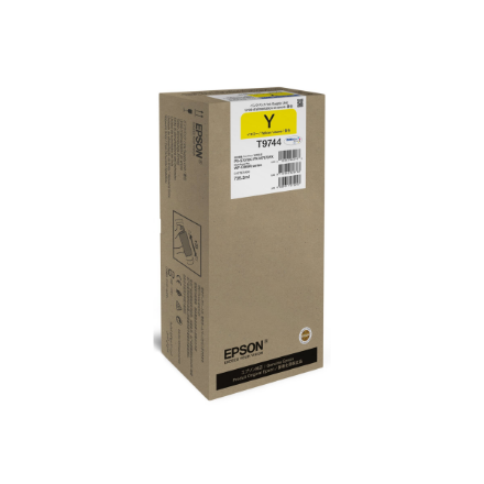 Epson T9744 XXL tindivarustusüksus WorkForce Pro WF-C869R mudelitele, kollane, 84,000 pages