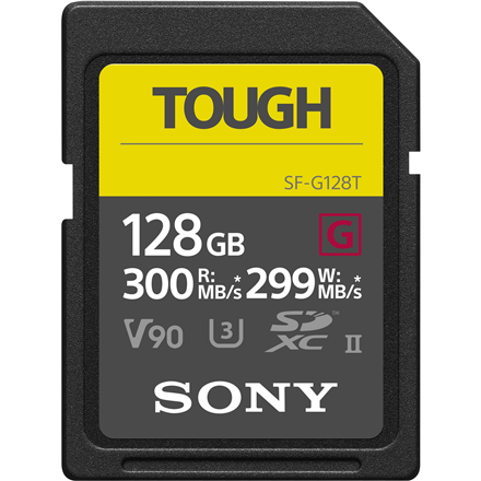 Sony TOUGH SF-G128T – 128 GB UHS-II SDXC mälukaart, Class 10