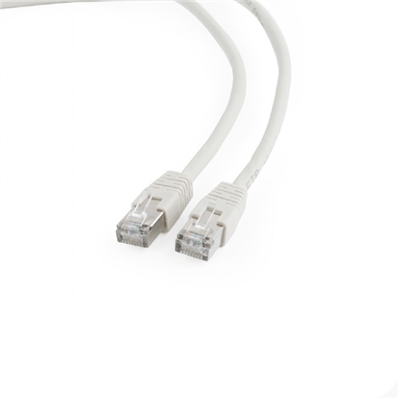 Cablexpert PPB6-5M – varjestatud FTP Cat6 RJ45 võrgukaabel, 5 m, valge