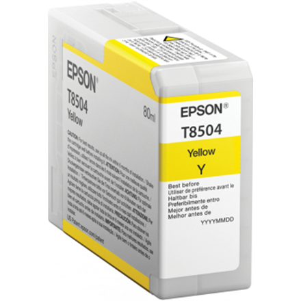 Epson T8504 – tindikassett, kollane