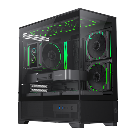 Gamemax Case VISTA 2 MB M-ATX