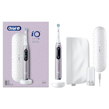 Oral-B Electric Toothbrush iO9 Series Rechargeable For adults Number of brush heads included 1 Number of teeth brushing modes 7 Rose Quartz
