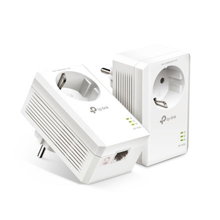 TP-LINK AV1000 Gigabit Passthrough Powerline Adapter TL-PA7017P 1000 Mbit/s Ethernet LAN (RJ-45) ports 1 No Wi-Fi Extra socket