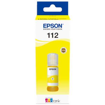 Epson 112 EcoTank tindipudel, pigmentkollane