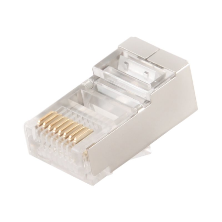 Cablexpert PLUG6SP/10 – varjestatud Cat6 RJ45 (8P8C) pistikud, 10 tk