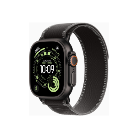 Apple Watch Ultra 3 MF1H4ET/A – GPS + Cellular nutikell, 49 mm Always-On Retina, must/süsihall