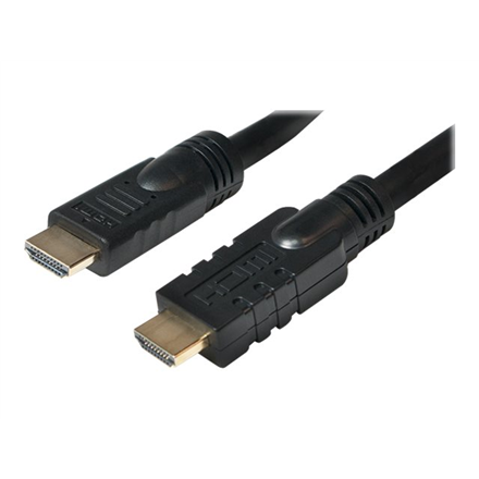 LogiLink CHA0025 – aktiivne HDMI isane–isane kaabel, 25 m, must