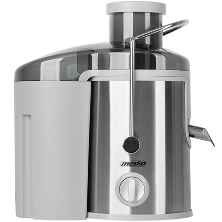 Mesko MS 4126 Grey – 600 W automaatne roostevabast terasest mahlapress eriti laia sisestusavaga, 3 kiirust, hall