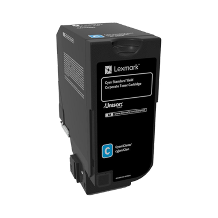 Lexmark 74C2SCE – Corporate-programmi toonerikassett, tsüaan