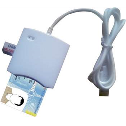 USB PC SC Kiipkaardi Lugeja N68 Valge