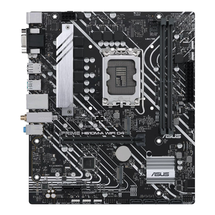 Asus PRIME H610M-A WIFI D4 Processor family Intel Processor socket LGA1700 DDR4 DIMM Memory slots 2 Supported hard disk drive interfaces SATA, M.2 Number of SATA connectors 4 Chipset Intel H610 mATX