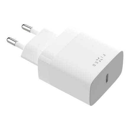 Fixed USB-C reisilaadija, 30 W, FIXC30N-C-WH