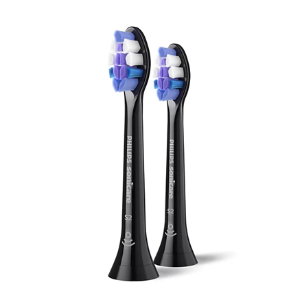 Philips Replacement brush heads HX6052/88 Sonicare Sensitive Heads For adults Number of brush heads included 2 Black