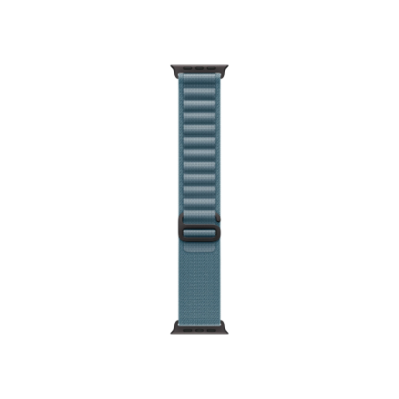 Apple Watch MG9L4ZM/A – 49 mm helesinine Alpine Loop rihm, must titaanviimistlus, M