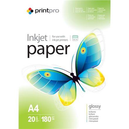 ColorWay PrintPro – kõrgläikega fotopaber, 180 g/m², A4, 20 lehte