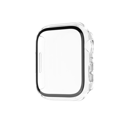 Fixed Pure protective case with tempered glass for Apple Watch 10 42mm Clear