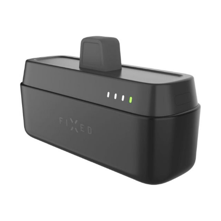 FIXED Zen 5 Plug-in FIXZEN-5PL-BK – 5000 mAh pistikuga akupank, USB-C 5 V/3 A, 9 V/2.22 A, 12 V/1.67 A, kuni 20 W, must