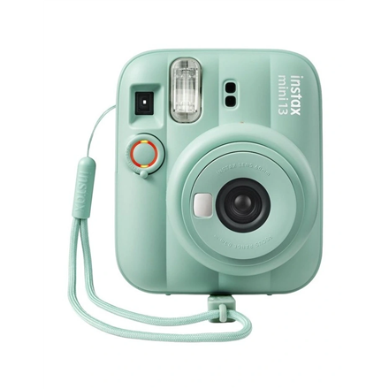 Fujifilm Instax mini 13 – analoog-kiirpildikaamera, teravustamine alates 0.3 m, ISO 800, laguuniroheline
