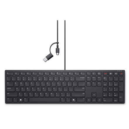 Dell KB525C Keyboard Wired Russian Black