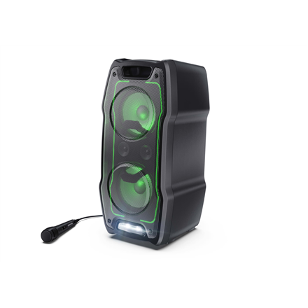 Sharp peokõlarisüsteem sisseehitatud akuga PS-931, 180 W, veekindel, Bluetooth juhtmevaba ühendus, kaasaskantav, must