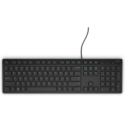 Dell Keyboard KB216 Multimedia Wired NORD Black