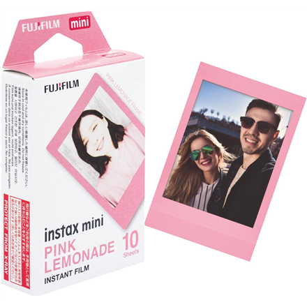Fujifilm Instax Mini Pink Lemonade 54 x 86 mm Quantity 10