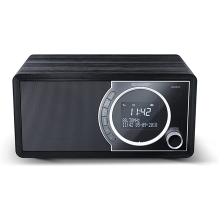 Sharp DR-450(BK) – FM/DAB/DAB+ digiraadio Bluetooth 4.2 ja äratusega, süsimust