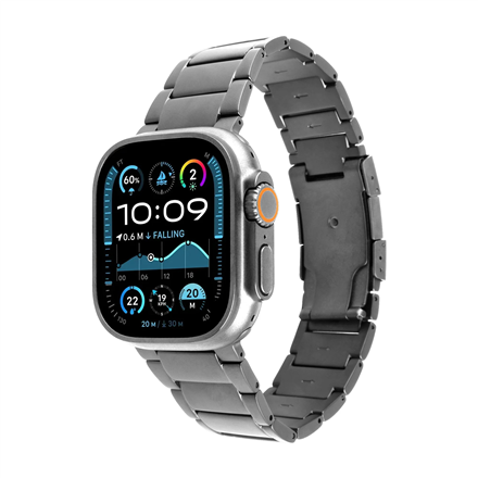 FIXED FIXTST-434-NT – titaanist kellarihm, 44/45/46/49 mm, Apple Watch, naturaalne titaan