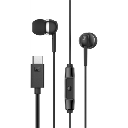 Sennheiser Kõrvaklapid CX 80U Juhtmega Kõrvasisesed Mikrofon Must