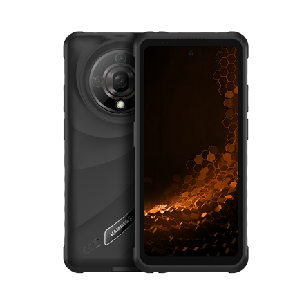 Hammer Iron 6 Black 6.56 " IPS 1612 x 720 pixels Mediatek Dimensity 6300 Internal RAM 8 GB 256 GB microSD Dual SIM 4G 5G Main camera resolution 64 MP Android 15 6050 mAh