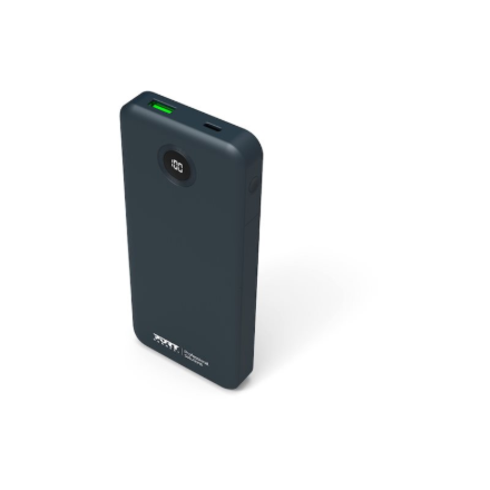 PORT CONNECT akupank, 2 X USB-C, PD, 10000 mAh, sinine