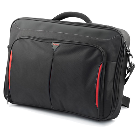 Targus Clamshell Laptop Bag CN418EU Briefcase Shoulder strap Black/Red