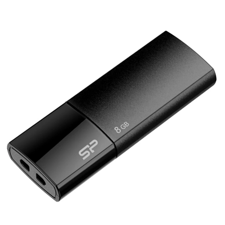 Silicon Power Ultima U05 SP008GBUF2U05V1K – 8 GB USB-A mälupulk, must