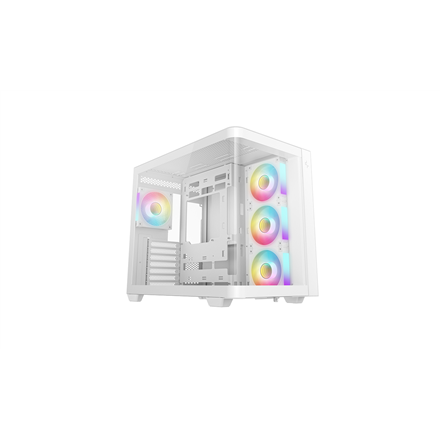 Deepcool Case CG530U 4F WH Whirte Midi Tower
