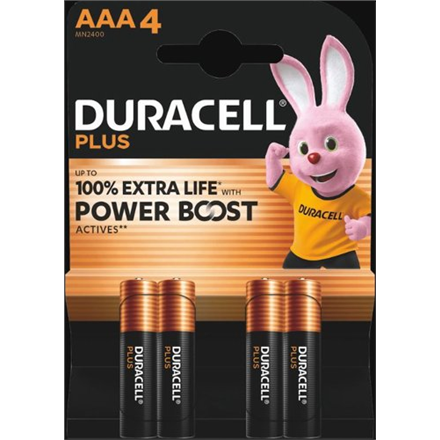 Duracell Plus Boost MN2400 BL4 AAA