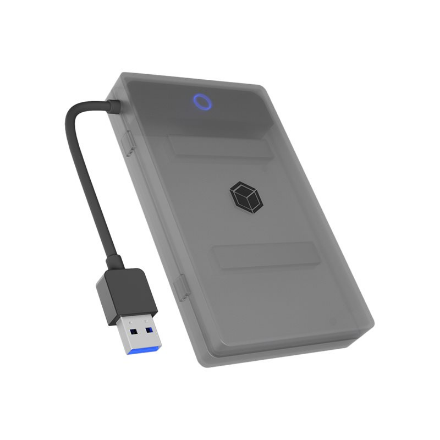 Raidsonic Icy Box adapter 1x HDD/SSD kettale kaitsekarbiga IB-AC603b-U3 SATA III USB 3.0 Type-A 2.5"