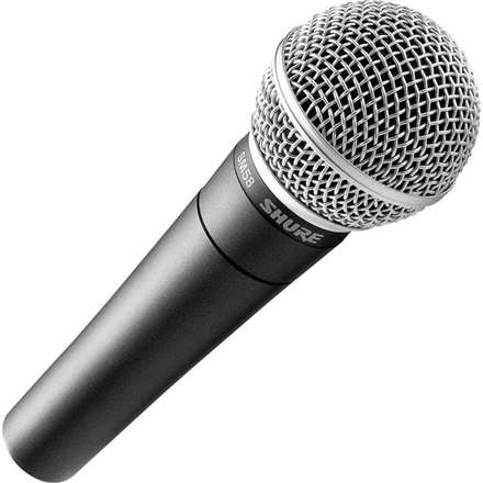 Shure SM58SE – lülitiga kardioidne dünaamiline vokaalmikrofon, tumehall