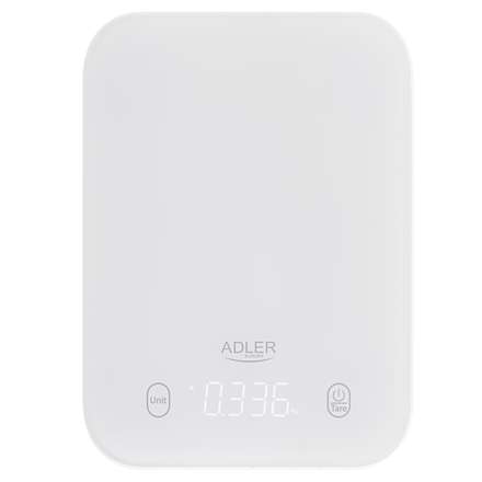 Adler AD 3181w – köögikaal, 1 g, LED, valge