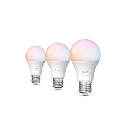 Philips Hue E WCA 806 A60 3P EU E27 8 W 16 million colours, White and colour light Bluetooth and Zigbee