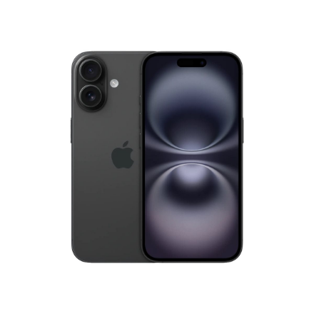 Apple iPhone 16 Black 6.1 " Super Retina XDR 2556 x 1179 pixels A18 Internal RAM 8 GB 128 GB Dual SIM 4G 5G Main camera resolution 48+12 MP Secondary camera resolution 12 MP iOS 18