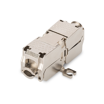 DIGITUS DN-93909 – täielikult varjestatud kohapeal termineeritav CAT 6A liitmik, 500 MHz, AWG 22–26, 26 × 35 × 80 mm
