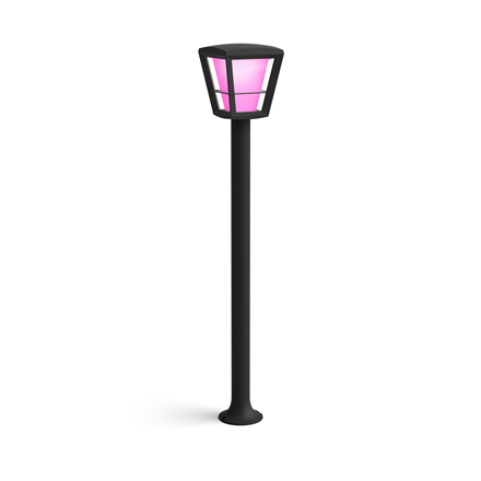 Philips Hue WCA Econic Outdoor Post Lantern 15 W 2000-6500 Hue White Color Ambiance