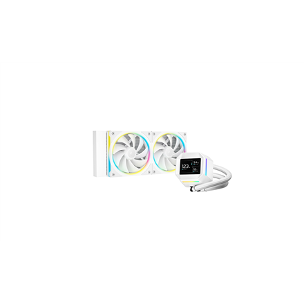 Deepcool Liquid CPU Cooler LM240 WH White Intel, AMD