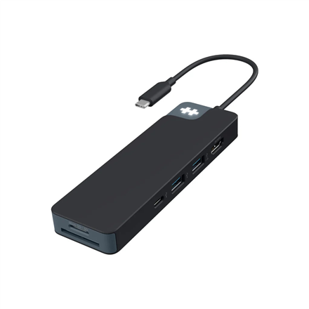 Hyper HyperDrive Flex HD4102BKGL – 8-pordine USB-C jaotur 1× HDMI-ga, must