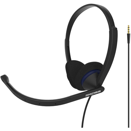 Koss CS200i – juhtmega kõrvapealsed mikrofoniga kõrvaklapid, 3.5 mm pistik