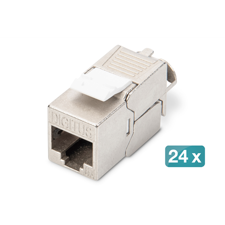 Digitus Keystone moodul CAT 6A, 14.5 x 34.5 x 21.0 mm