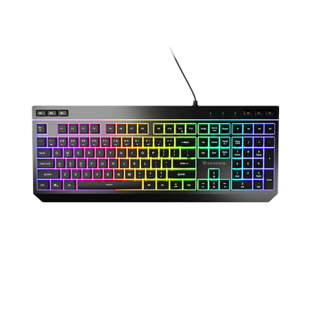 Genesis Rhod 530 Membrane Gaming Keyboard Wired US Black