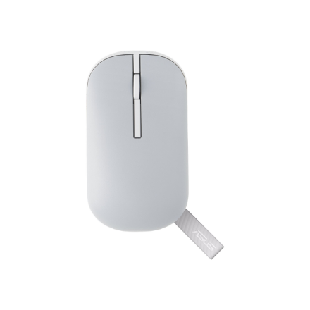 Asus Marshmallow Mouse MD100 Mouse 2.4 GHz, Bluetooth Grey