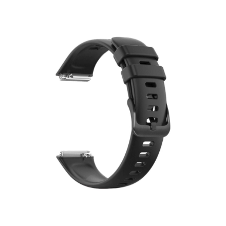 Fixed силиконовый ремешок для Huawei Band 8/9/10, черный